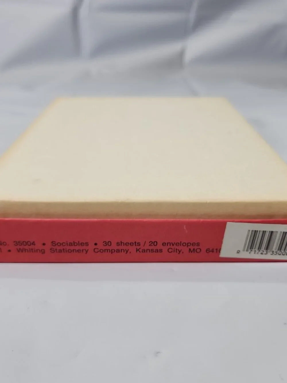 Whiting's Style 35004 Stationery Set Floral Pastel Pink VTG 1970s Near Complete